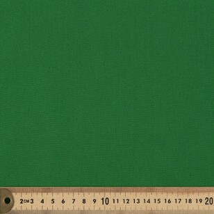 Plain 127 cm Premium Cotton Elastane Sateen Fabric Green 127 cm