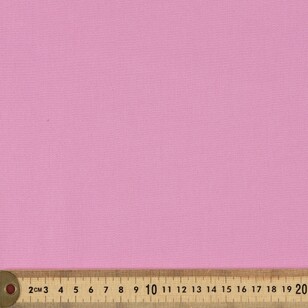 Plain 127 cm Premium Cotton Elastane Sateen Fabric Rose Bloom 127 cm