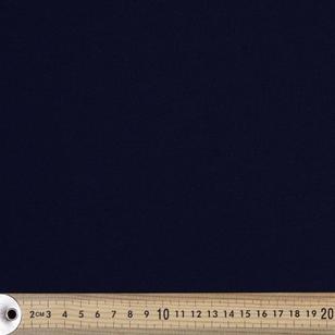 Plain 147 cm Stretch Crepe Knit Fabric Navy
