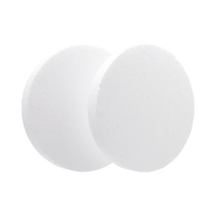 Shamrock Craft Deco Foam Circles 2 Pieces White 200 mm