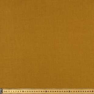 Plain 112 cm Cotton Linen Fabric Gold