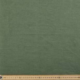 Plain 112 cm Cotton Linen Fabric Kale 112 cm