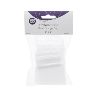 Crafters Choice Storage Bag 100 Pack Clear