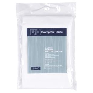 Brampton House Regular Pillow Protector 2 Pack White Regular