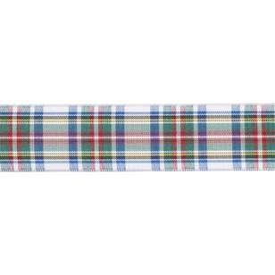 Berisfords Tartan Ribbon # 3 Multicoloured