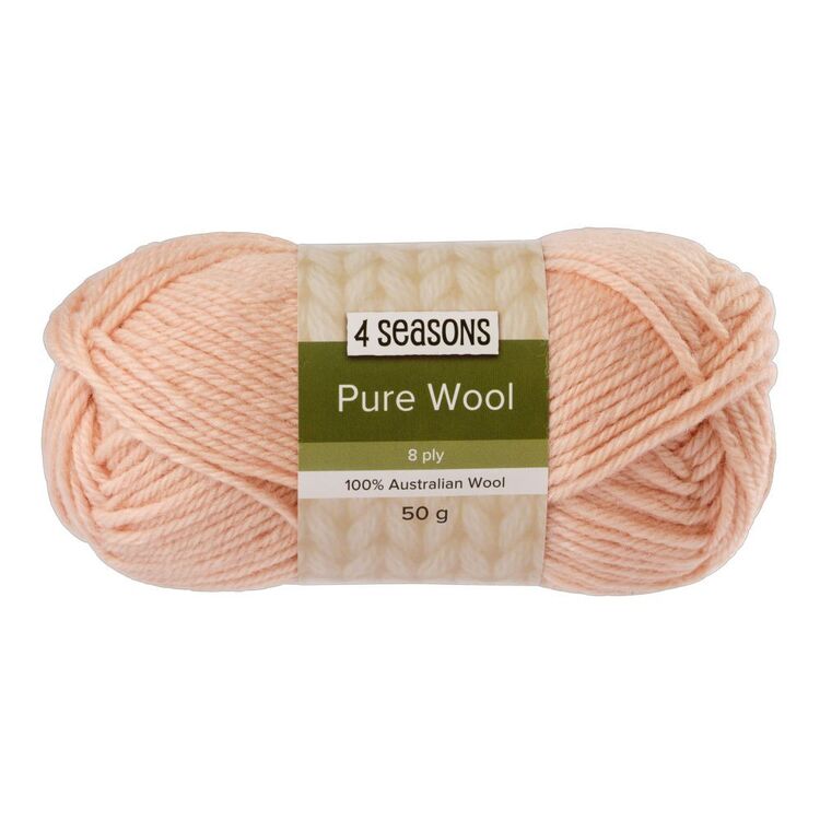 4 Seasons Pure Wool 8 Ply Yarn 50 g apricot