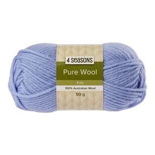 4 Seasons Pure Wool 8 Ply Yarn 50 g Baby Blue 50 g