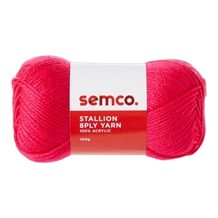 Semco Stallion 8 Ply Yarn 100 g Fuchsia 100g