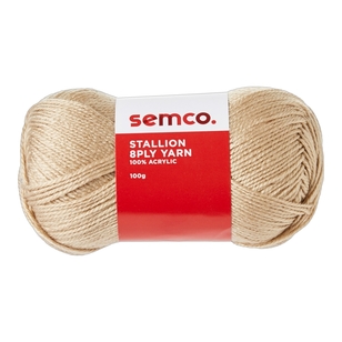 Semco Stallion 8 Ply Yarn 100 g Natural 100g