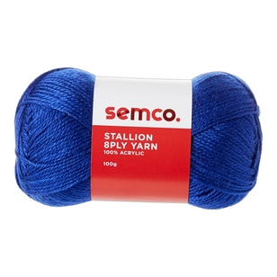 Semco Stallion 8 Ply Yarn 100 g Royal Blue 100g