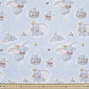 Disney Classic Dumbo Fabric Blue 112 cm