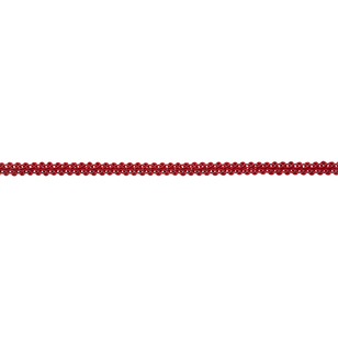 Simplicity Woven Scroll Red 1 cm