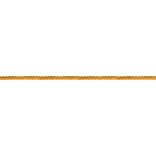 Simplicity  Rayon Twisted Cord Yellow 4 mm