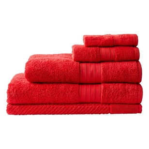 KOO Egyptian Cotton Towel Collection Red