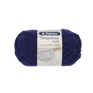 Patons Dreamtime 4 Ply Yarn 50 g Navy 50 g