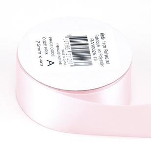 Celebrate 25 mm Satin Ribbon Baby Pink 25 mm