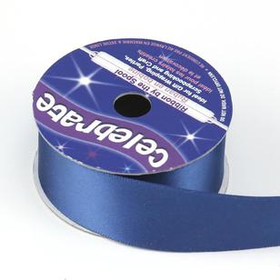 Celebrate 25 mm Satin Ribbon Navy 25 mm