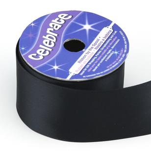 Celebrate 38 mm Satin Ribbon Black 38 mm