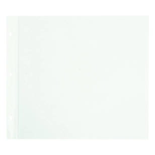 Kaisercraft DRing Page Protector Refill Clear 12 x 12 in