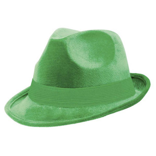Amscan Supporter Fedora Hat Green
