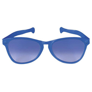 Amscan Supporter Jumbo Glasses Blue