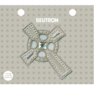 Beutron Motif Cross With Gems Cross With Gems