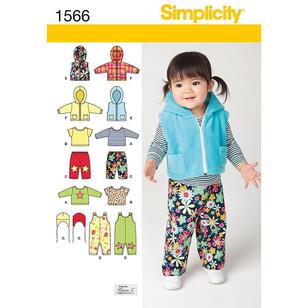 Simplicity Pattern 1566 Baby Coordinates  XX Small - Large