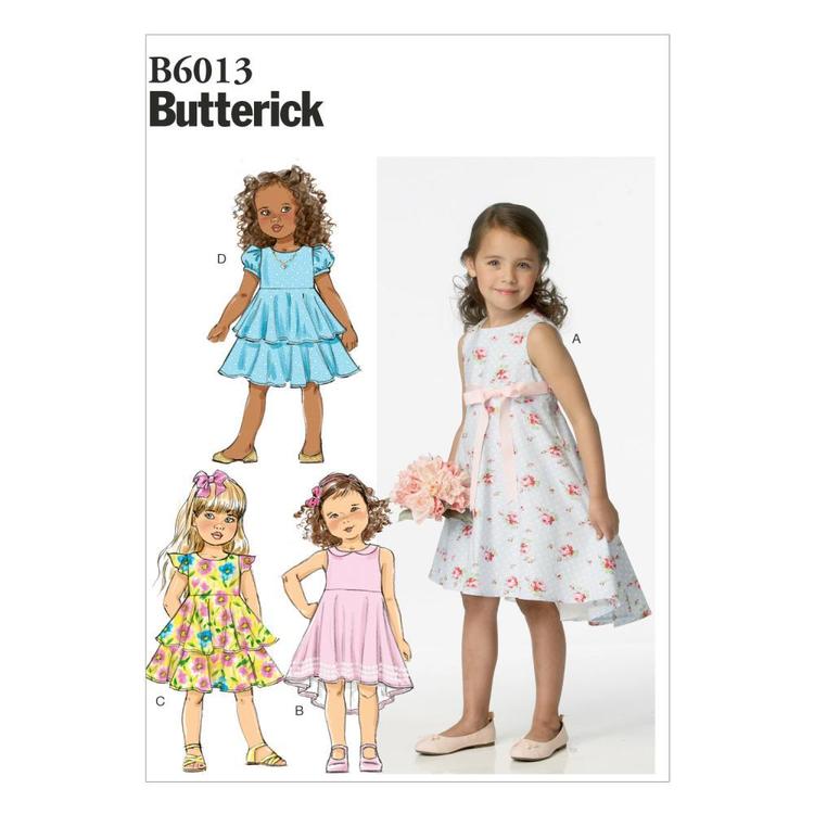 Butterick Pattern B6013 Girls Dress