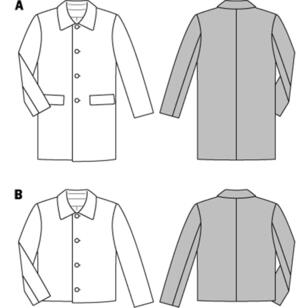 Burda Pattern 6932 Men's Jacket  34 - 50