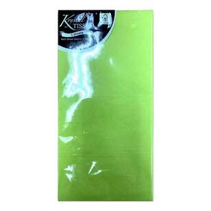 Artwrap Folded Tissue Paper Sheets Lime Green