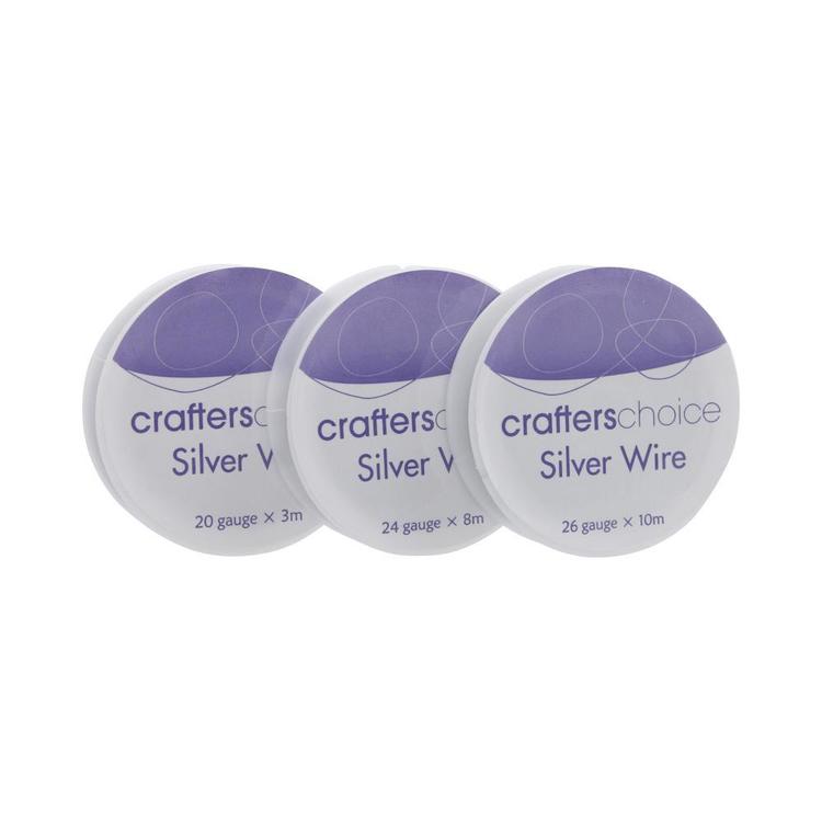Crafters Choice Wire Value Pack Silver