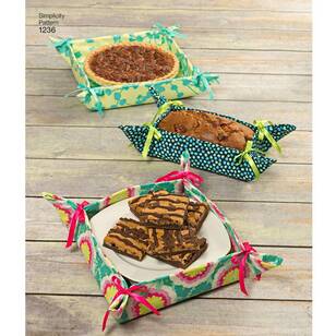 Simplicity Pattern 1236 Casserole Carriers Gifting Baskets And Bowl Covers