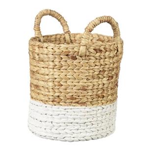 Living Space Matilda Open Round Basket With Handles Natural Large