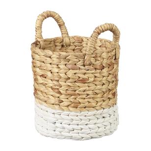 Living Space Matilda Open Round Basket With Handles Natural Large