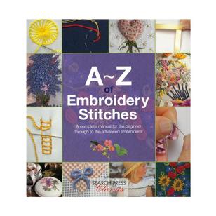 A To Z Of Embroidery Stitches Book Multicoloured
