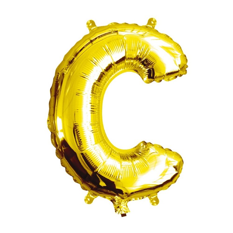 Artwrap Miniloon Letter C Foil Balloon