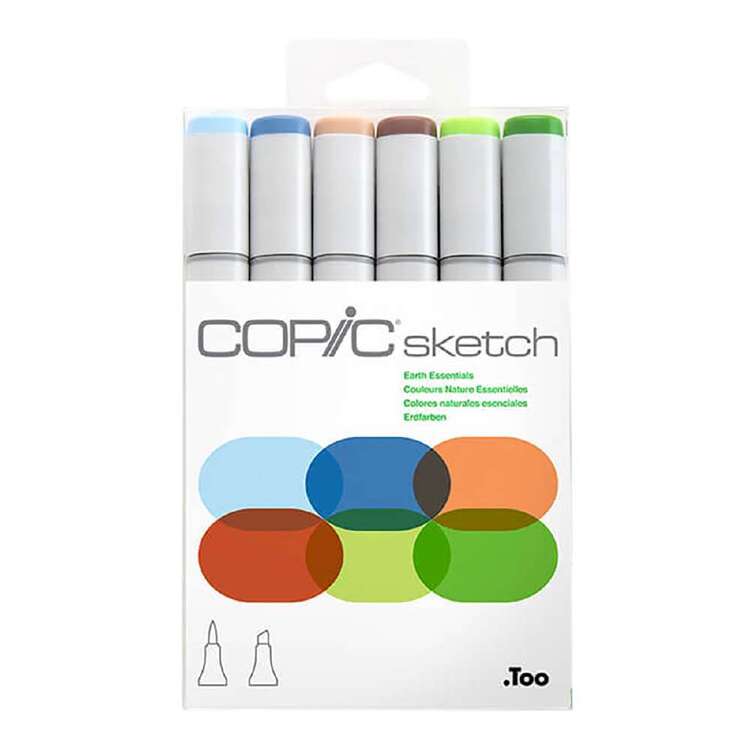 Copic Sketch Set Earth Essentials