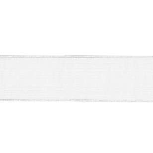 Berisfords Super Sheer Ribbon White