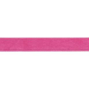 Berisfords Swiss Velvet Ribbon Shocking Pink