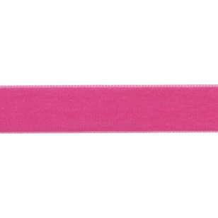 Berisfords Swiss Velvet Ribbon Shocking Pink