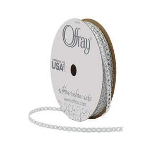Offray Quasar Ribbon Silver 3 mm x 2.7 m