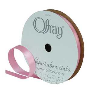 Offray Single Face Satin Ribbon Wild Orchid 9 mm x 5.4 m