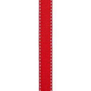 Offray Side Saddle Ribbon Red 15 mm x 2.7 m