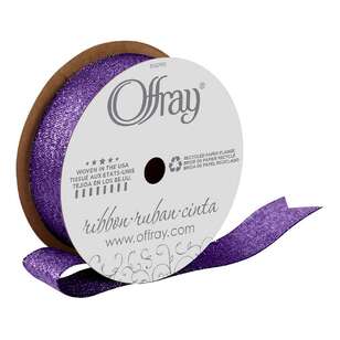 Offray Galena Ribbon Purple