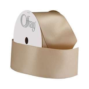 Offray Chantel Ribbon Champagne 38 mm x 2.7 m