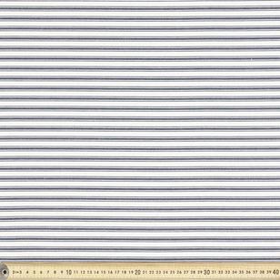 Davel Stripe Cotton Ticking Indigo 150 cm