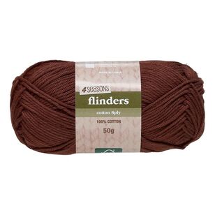 4 Seasons Flinders Cotton 8Ply Yarn 50 g Bark 50 g