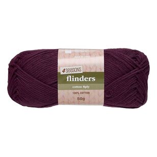 4 Seasons Flinders Cotton 8Ply Yarn 50 g Grape 50 g