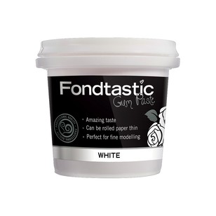 Fondtastic Gum Paste Mini Tub White 226 g
