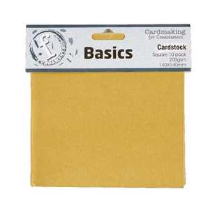 Fundamentals Square Cardstock Metallic Gold